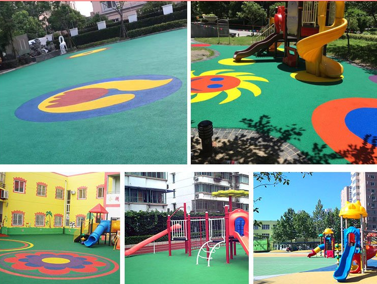 彩色EPDM塑膠地面