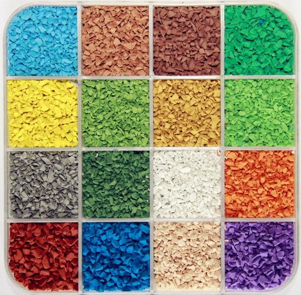 塑膠跑道白色顆粒